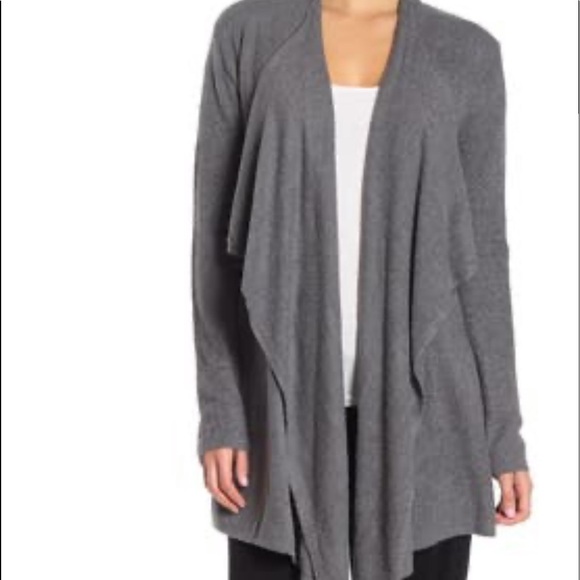 Barefoot Dreams Sweaters - Barefoot Dreams Bamboo Chic Lite Grey Cardigan S/M
